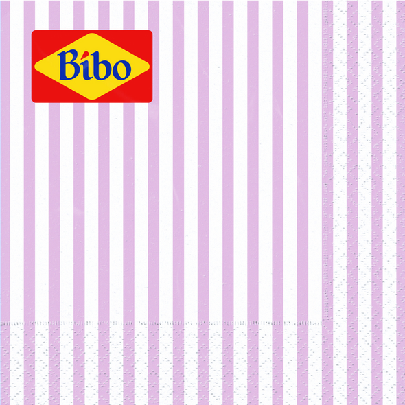 BIBO DECOR TOVAGLIOLI OVATTA 33x33 2 VELI 20 PZ ROSA QUARZO