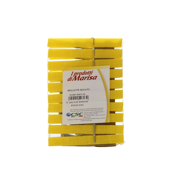 MARISA MOLLETTE BUCATO COLORATE CON MOLLA ANTIRUGGINE 10 PZ 