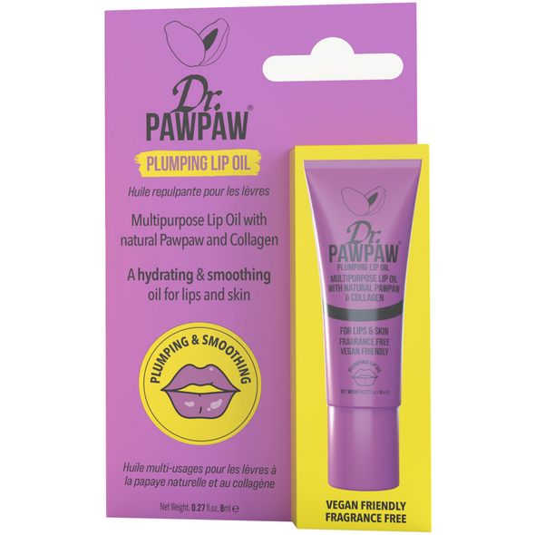 Dr.PAWPAW PLUMPING LIP OIL VOLUMIZZANTE IDRATANTE 8 ML         