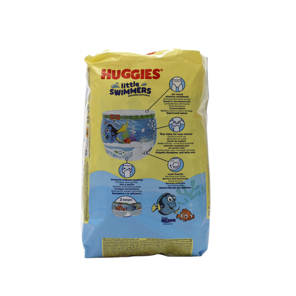 HUGGIES LITTLE SWIMMERS MUTANDINA BAMBINO MEDIUM TAGLIA 5-6 12-18 KG 11 PZ PANNOLINI