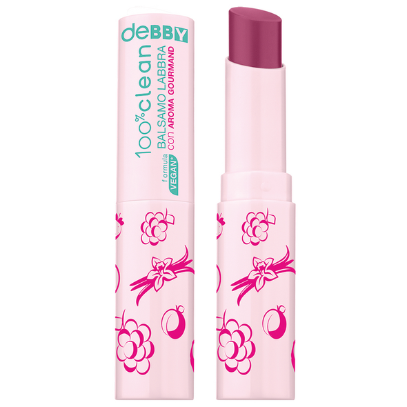 DEBBY BALSAMO LABBRA 100% CLEAN N.04 BLACKBERRY