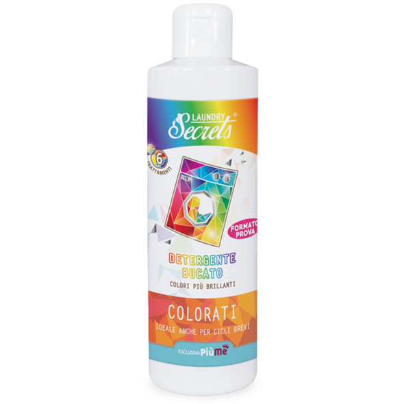 SECRETS DETERGENTE BUCATO COLORATI CICLI BREVI 6 TRATTAMENTI 235 ML 