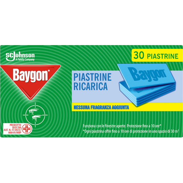 BAYGON PIASTRINE RICARICA 30 PEZZI
