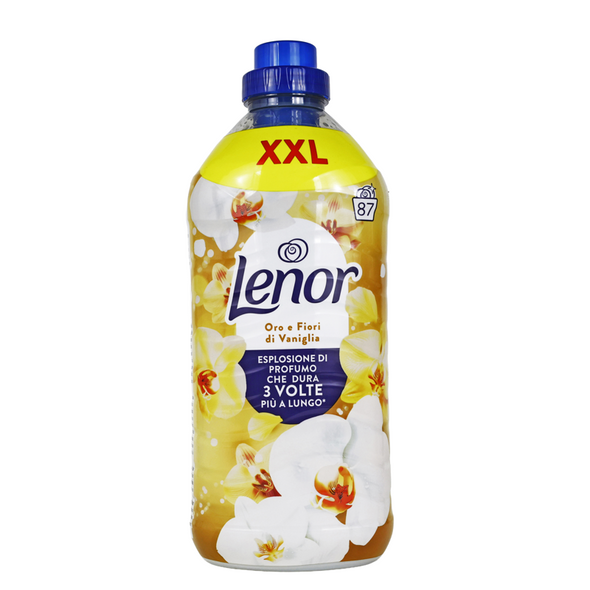 LENOR AMMORBIDENTE CONCENTRATO ORO e FIORI DI VANIGLIA 87 LAVAGGI LITRI 1,827