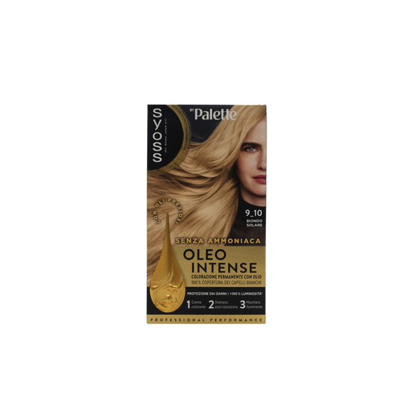 SYOSS by PALETTE OLEO INTENSE SENZA AMMONIACA COLORAZIONE PERMANENTE CON OLIO 9-10 BIONDO SOLARE