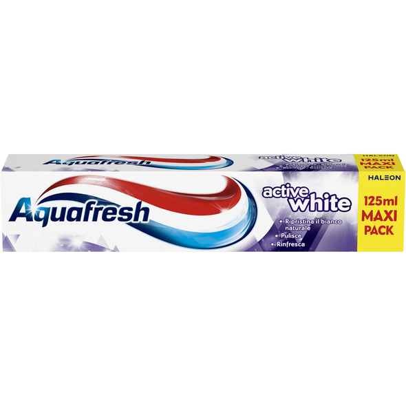 AQUAFRESH DENTIFRICIO ACTIVE WHITE 125 ML           
