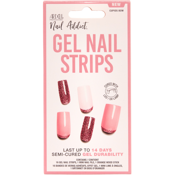 ARDELL GEL NAIL STRIPS SMALTO GEL ADESIVO APPLICAZIONE CON LAMPADA CUPIDS BOW