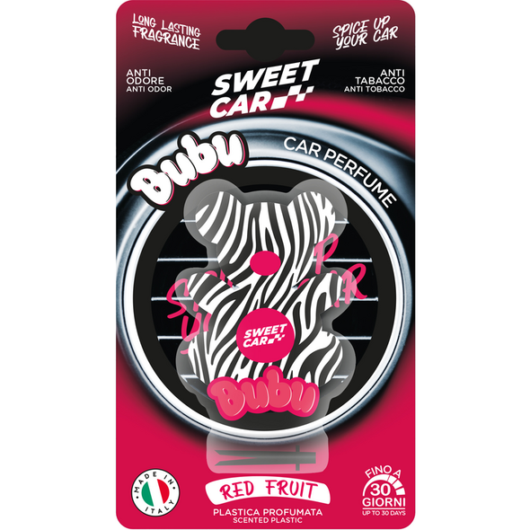 SWEET CAR PROFUMATORE AUTO IN PLASTICA PROFUMATA RED FRUIT