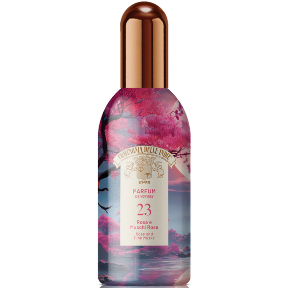 COMPAGNIA DELLE INDIE PARFUM DE VOYAGE 23 ROSA E MUSCHI ROSA 100 ML