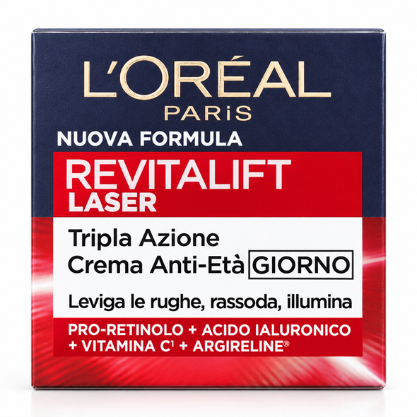L'OREAL REVITALIFT LASER TRIPLA AZIONE CREMA ANTI ETA' GIORNO 50 ML  