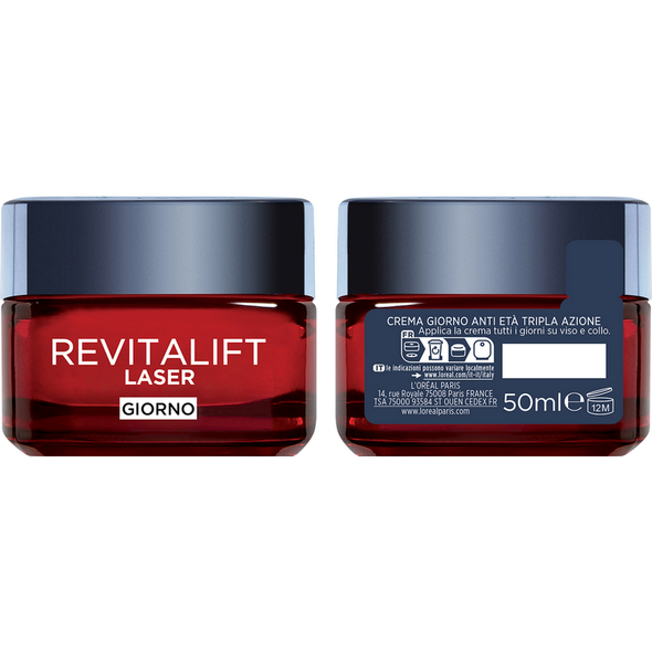 L'OREAL REVITALIFT LASER TRIPLA AZIONE CREMA ANTI ETA' GIORNO 50 ML  