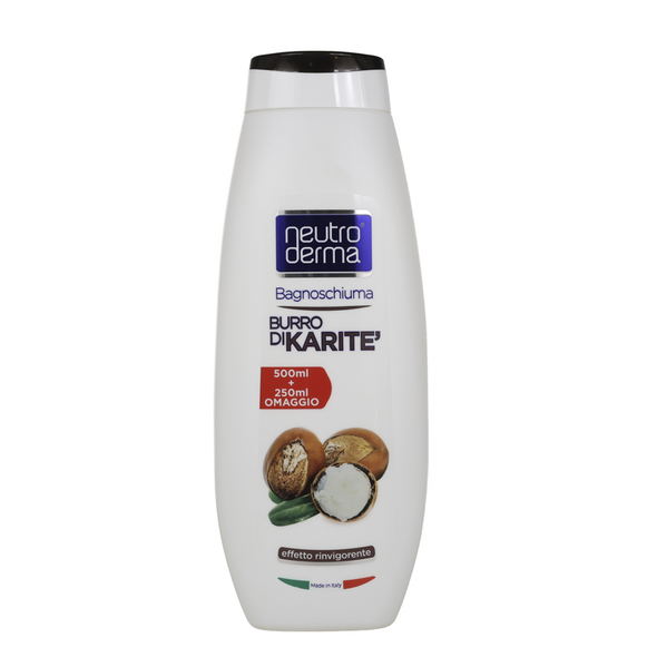 NEUTRO DERMA BAGNOSCHIUMA DELICATO BURRO DI KARITE' 750 ML