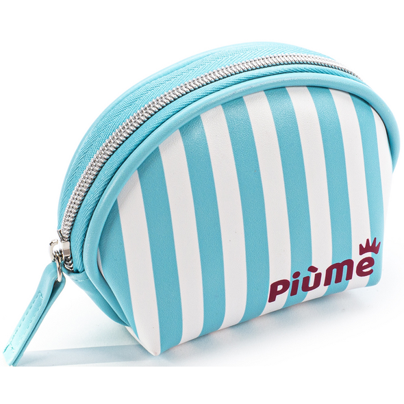 PIUME POCHETTE PICCOLA CIANO COLLEZIONE 2025