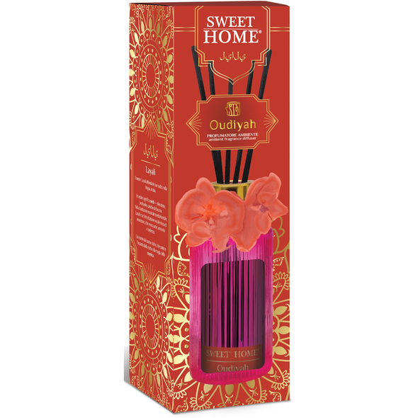 SWEET HOME LINEA ARABA CONFEZIONE PROFUMATORE AMBIENTE A BASTONCINI LAYALI OUDIYAH 200 ML