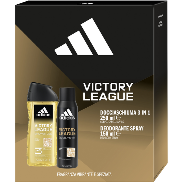 ADIDAS COFANETTO VICTORY DEODORANTE SPRAY 150 ML + SHOWER GEL 250 ML