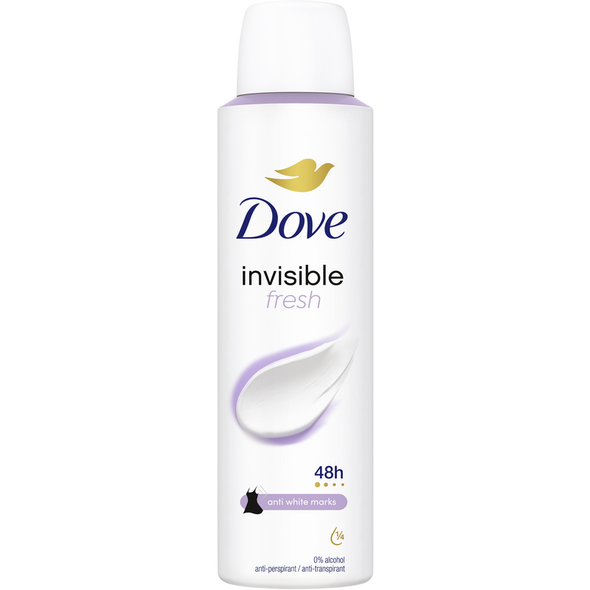 DOVE DEODORANTE INVISIBLE FRESH 48H SPRAY 150 ML  