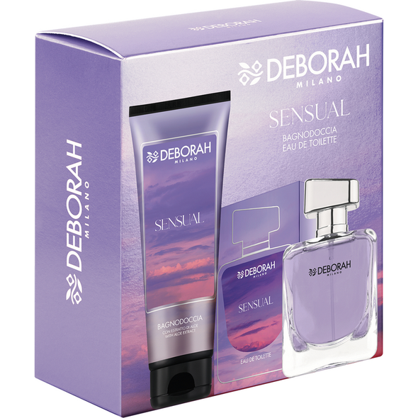 DEBORAH COFANETTO FRAGRANZE SENSUAL EDT 100 ML + DOCCIASCHIUMA  250 ML
