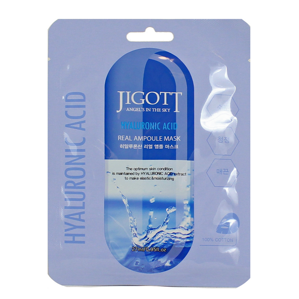 JIGOTT IALURONIC ACID MASCHERA VISO 100% COTONE