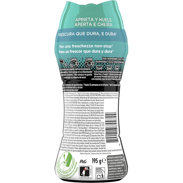 LENOR UNSTOPPABLES PROFUMO PER IL BUCATO CRISTALLI FRESH 195 grammi 