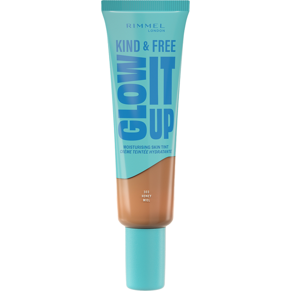 RIMMEL FONDOTINTA KIND&FREE GLOW IT UP N.303 HONEY