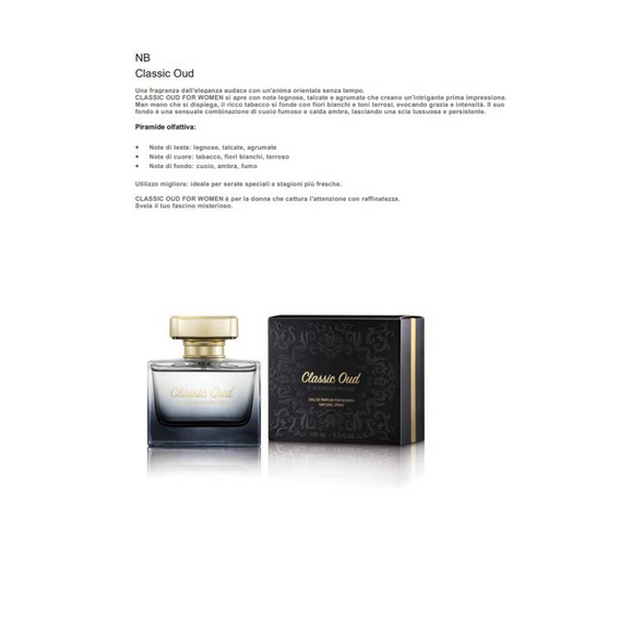 PRESTIGE CLASSIC OUD FOR WOMEN EDP VAPO 100 ML