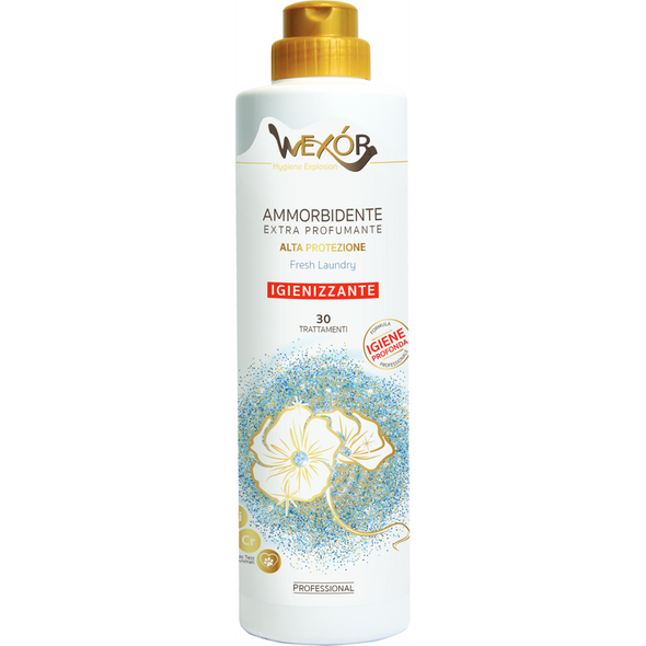 WEXOR AMMORBIDENTE IGIENIZZANTE  ALTA PROTEZIONE FRESH LAUNDRY 750 ML 30 TRATTAMENTI