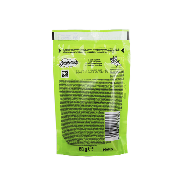 CATISFACTIONS CROCCANTINI RIPIENI CON FAVOLOSO TONNO BUSTA 60 GRAMMI