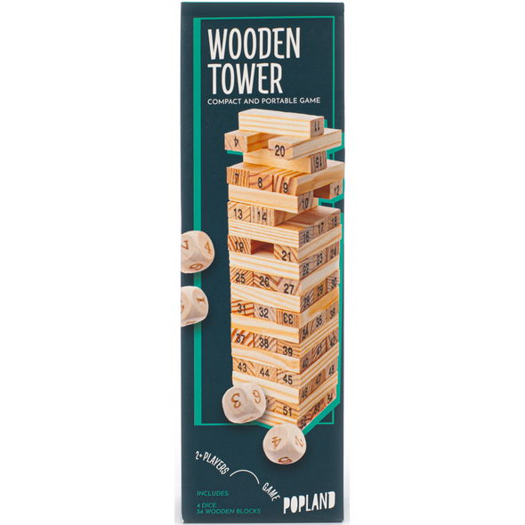 POPLAND WOODEN TOWER GAME 