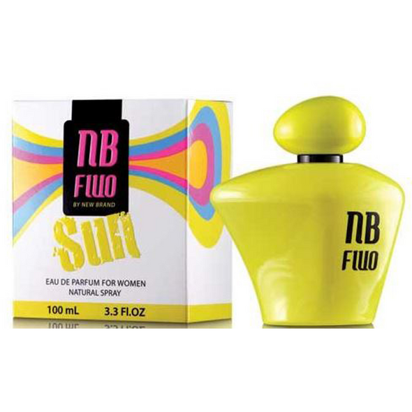 NEW BRAND PRESTIGE FLUO SUN WOMEN EDP 100 ML 