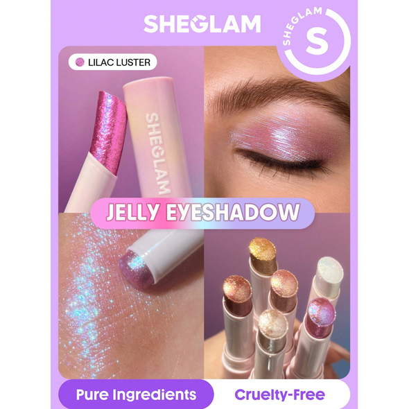 SHEGLAM OMBRETTO EYESHADOW STICK CRYSTAL JELLY GLAZE LILAC LUSTER