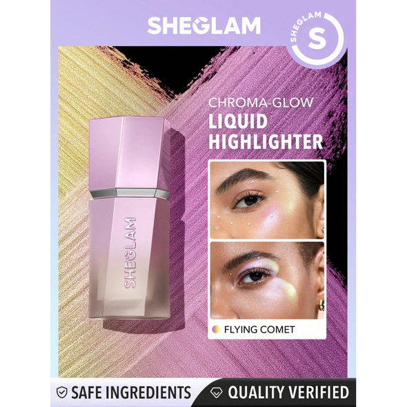 SHEGLAM HIGHLIGHTER LIQUID CHROMA GLOW BLOOM FLYING COMET