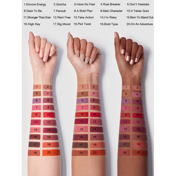 SHEGLAM ROSSETTO DYNAMATTE BOOM LONG LASTING MATTE LIPSTICK HIGH KEY
