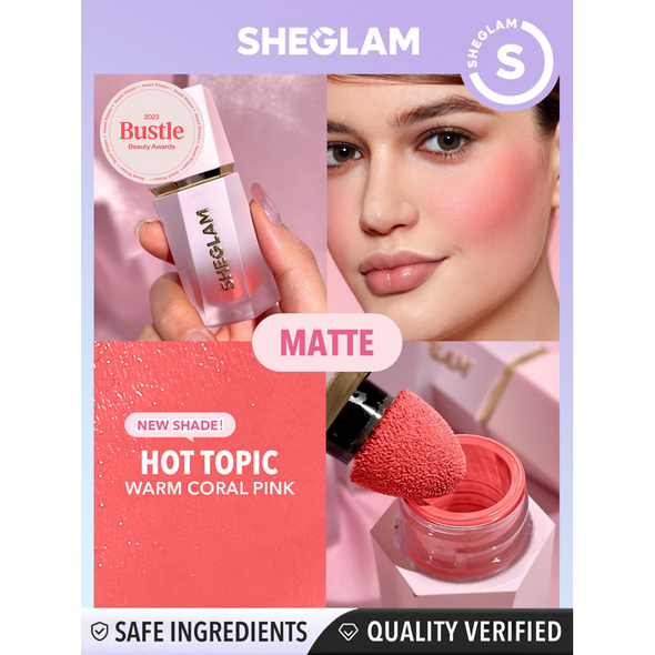 SHEGLAM LIQUID BLUSH COLOR BLOOM HOT TOPIC