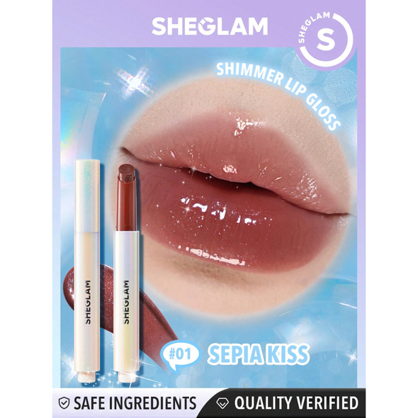 SHEGLAM LIP PLUMPER POUT-PERFECT SHIMMER SEPIA KISS