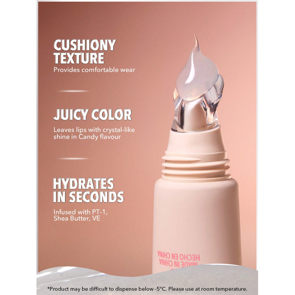 SHEGLAM LUCIDALABBRA LIP CARE CRYSTAL GLAZE MOISTURIZING CANDY LANE