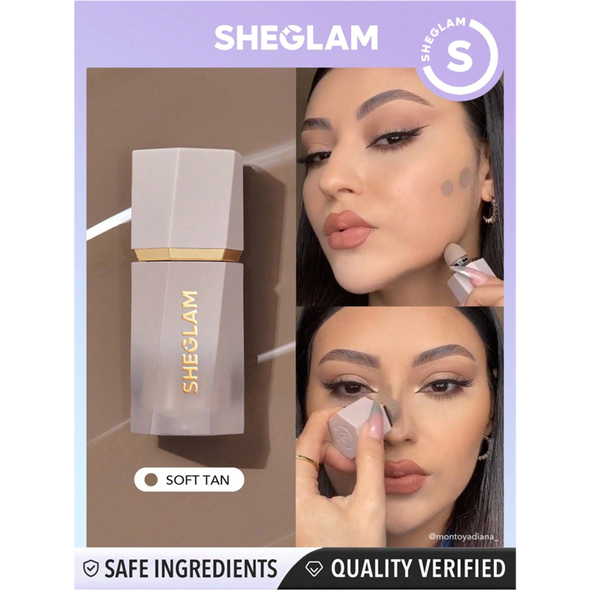 SHEGLAM CONTOUR & BRONZER SUN SCULPT LIQUID SOFT TAN