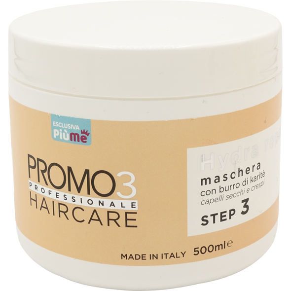 PROMO3 HAIRCARE PROFESSIONALE HYDRA REPAIR MASCHERA CAPELLI 500 ML 