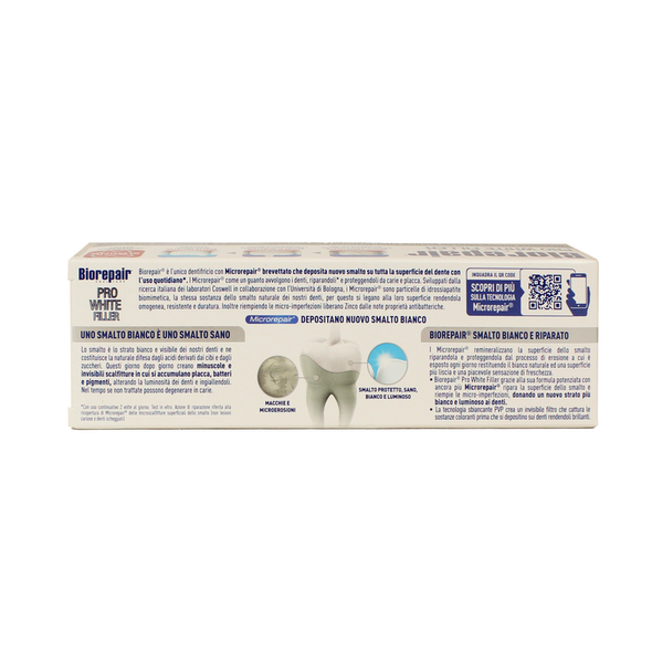 BIOREPAIR DENTIFRICIO PRO WHITE FILLER CON PIU' MICROREPAIR 75 ML