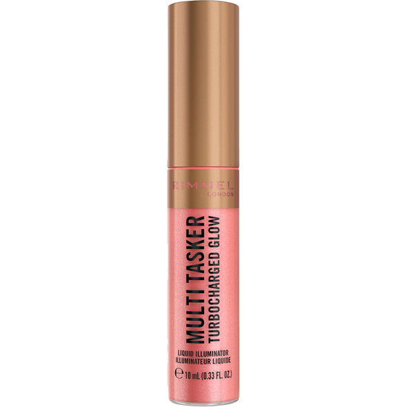 RIMMEL ILLUMINANTE LIQUIDO MULTITASKER TURBOCHARGED GLOW 02 ROSY REBEL