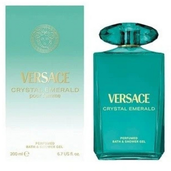 VERSACE CRYSTAL EMERALD POUR FEMME BATH & SHOWER GEL 200 ML 
