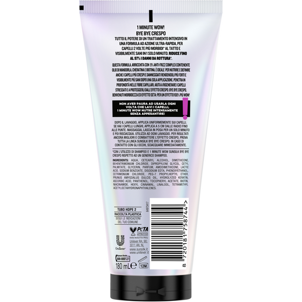 SUNSILK TRATTAMENTO INTENSIVO 1 MINUTO BYE CRESPO 180 ML
