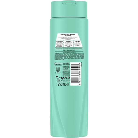 SUNSILK SHAMPOO ONDE MERAVIGLIOSE - IDRATA E DEFINISCE - 250 ML
