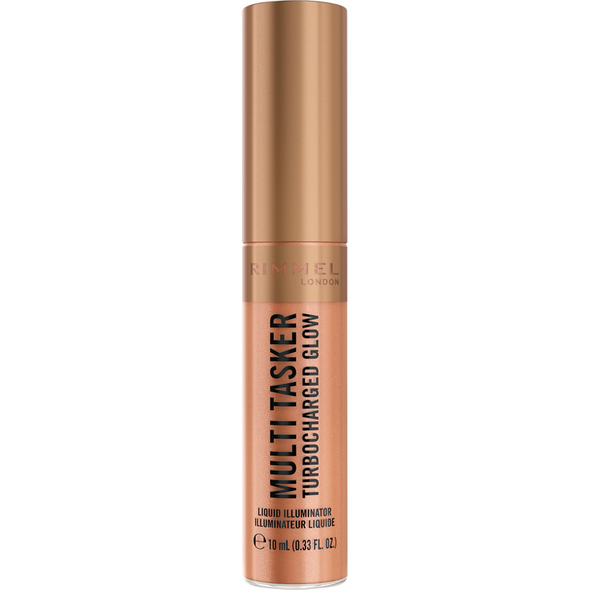 RIMMEL ILLUMINANTE LIQUIDO MULTITASKER TURBOCHARGED GLOW 07 SPILL TEA