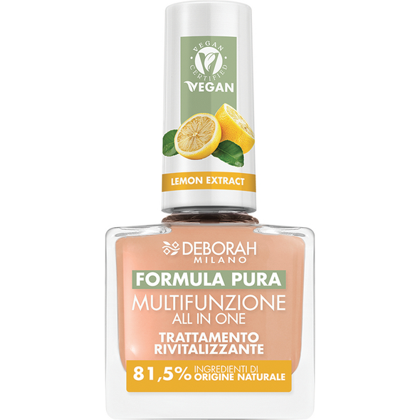 DEBORAH FORMULA PURA SMALTO CURATIVO VEGAN MULTIFUNZIONE TRATTAMENTO RIVITALIZZANTE