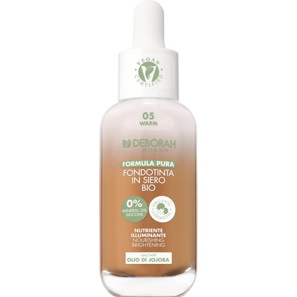DEBORAH FORMULA PURA FONDOTINTA IN SIERO BIO N. 05 WARM