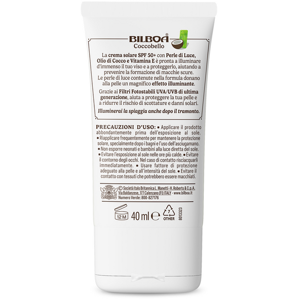 BILBOA COCCOBELLO CREMA SOLARE VISO SPF50+ 40 ML   