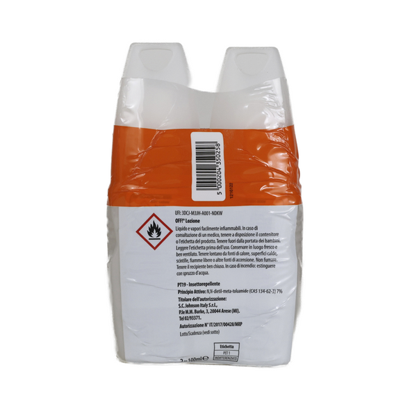 OFF! LOZIONE INSETTO REPELLENTE VAPO 2 PEZZI 200 ML 