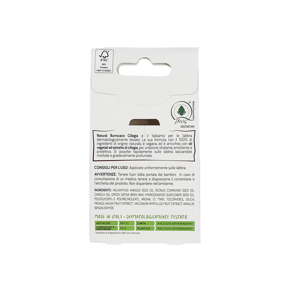 GIARDINO COSMETICO VEGAN BURROCACAO CILIEGIA