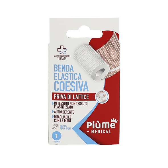 PIUME BANDA ELASTICA COESIVA (SUPPORTO FASCIATURE)
