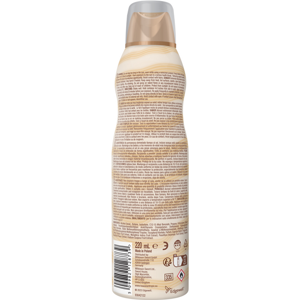 HAWAIIAN TROPIC HYDRATING PROTECTION LOTION SPRAY SPF50 220 ML 